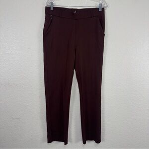 Afitne Yoga Dress Pants‎ Brown Large Stretch Workout Casual Everyday Hike #cc